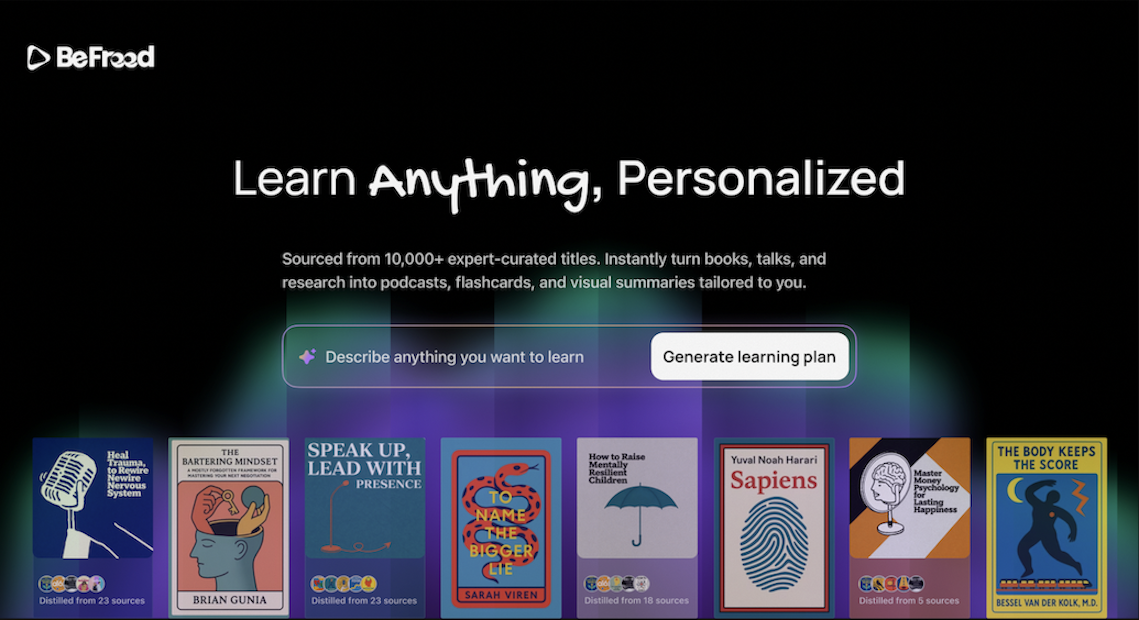 BeFreed - AI Education tool